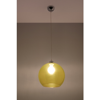 BALL lampa wisząca żółta Sollux lighting